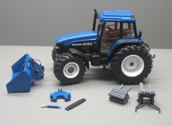 New Holland 8360 + Godet Kipbakje - 1:32