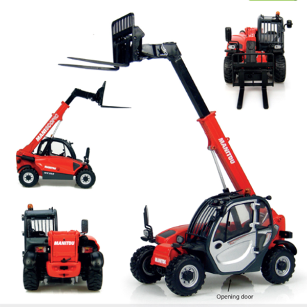 Manitou MT625 T Comfort met Palletvork - 1:32