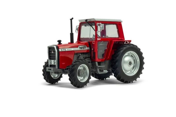 Massey Ferguson 575 4wd met Brede achterbanden Limited Edition 500 stuks - 1:32