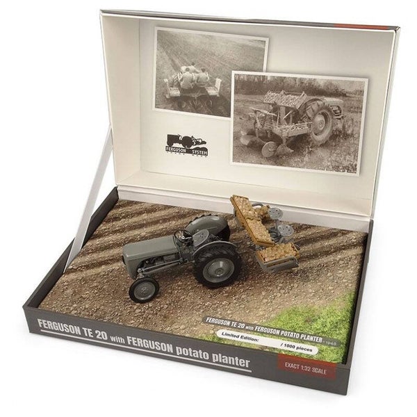Ferguson TE-20 met Ferguson aardappelpoter Limited Edition 1000 stuks - 1:32
