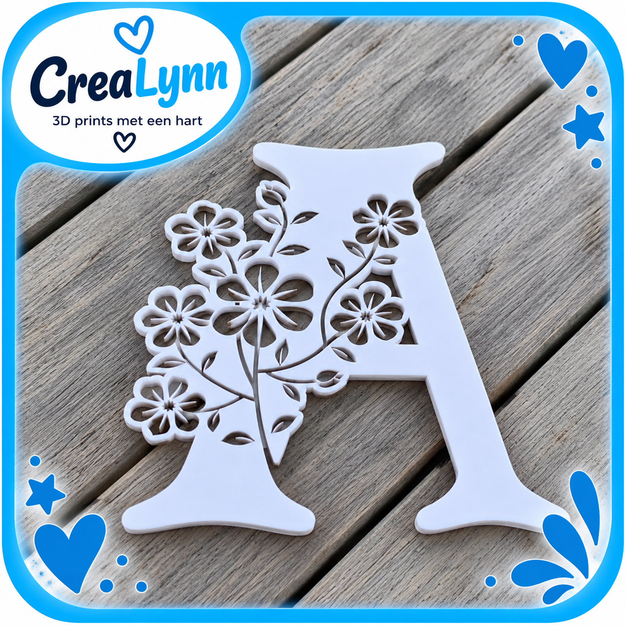 Decoratie - Bloemletters