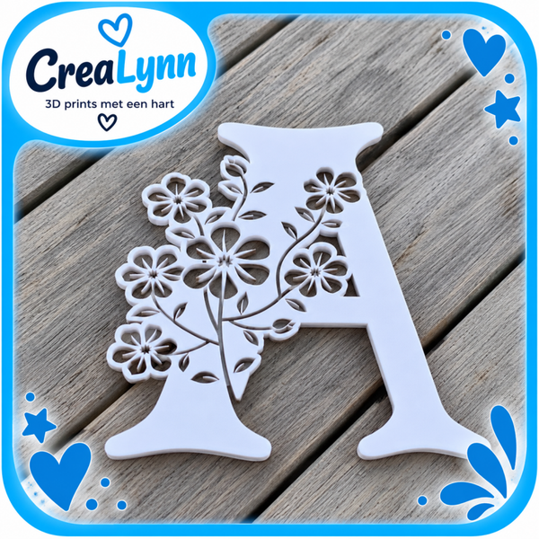 Decoratie - Bloemletters