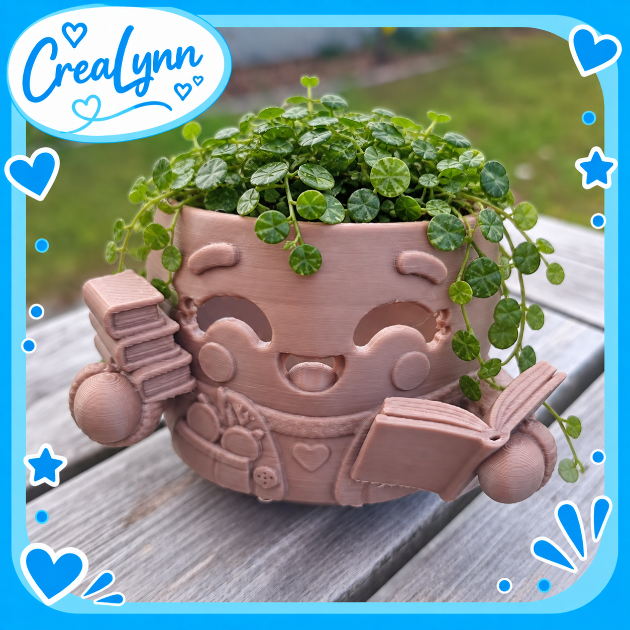 Minipots - Boekenliefhebber