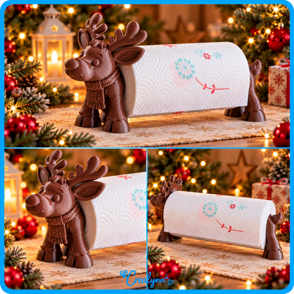 Kerst - Keukenrolhouder rendier
