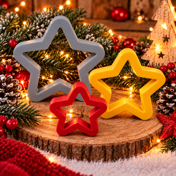 Kerst - 3 sterren decoratie