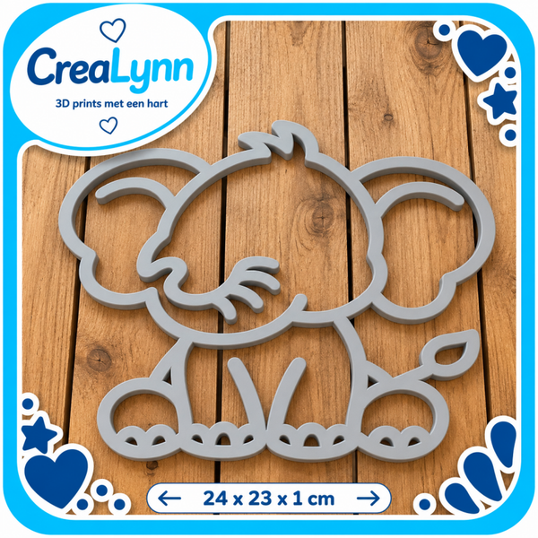 Decoratie - Muurdecoratie olifant