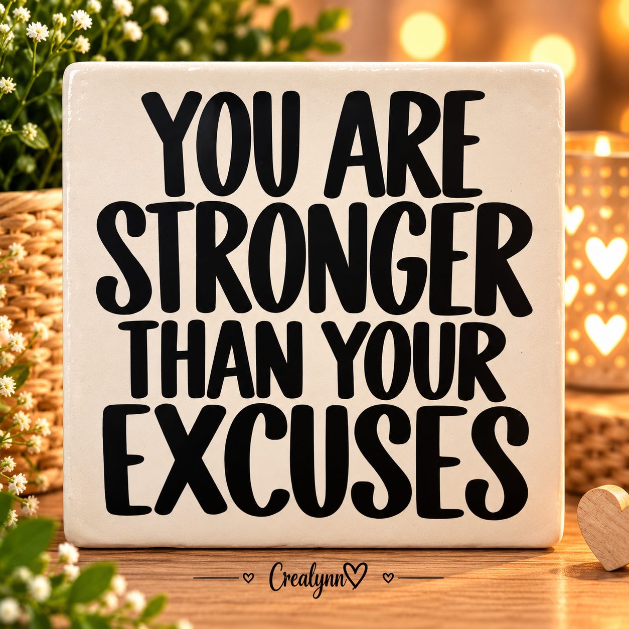 Tegeltjesgeluk: You are stronger than your excuses