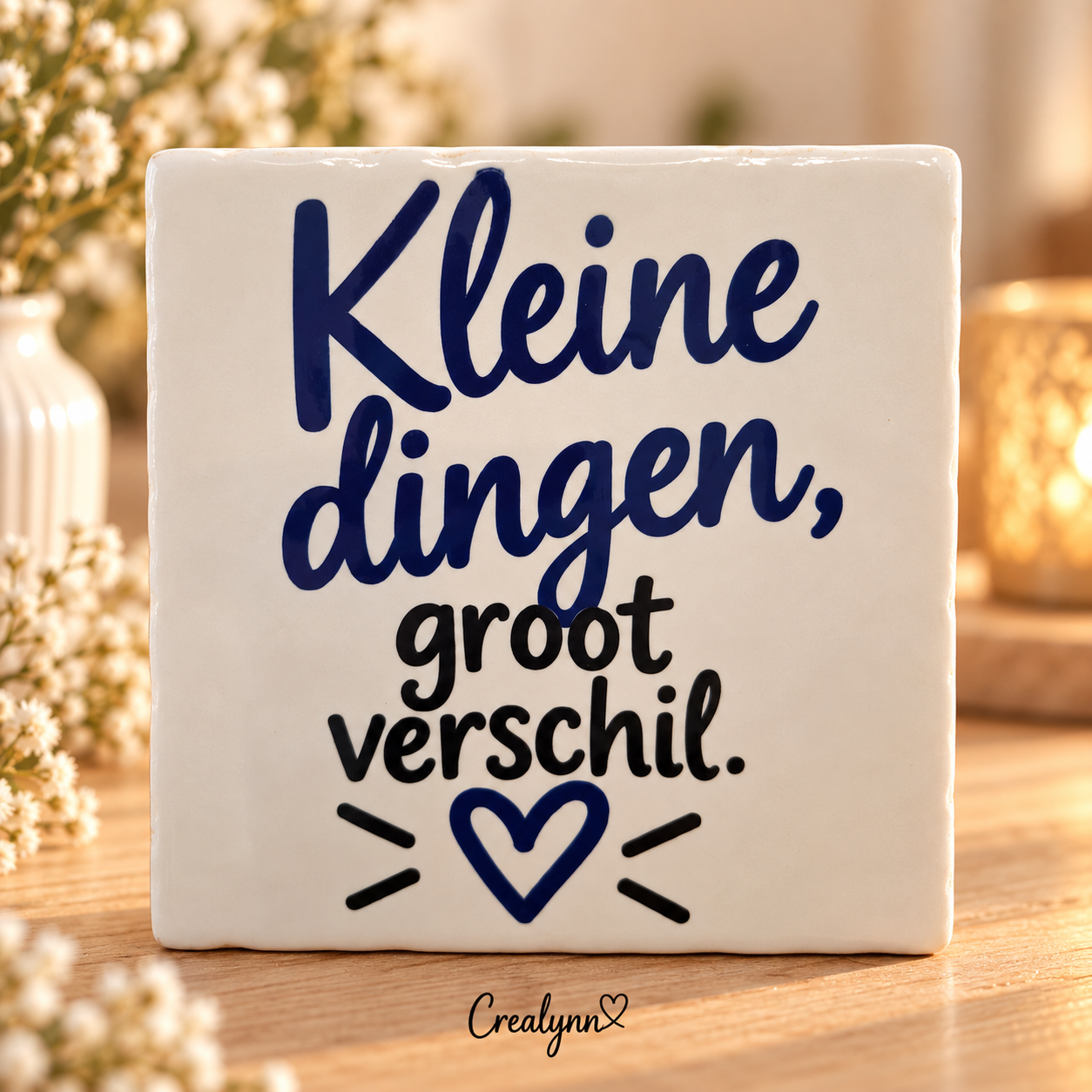 Tegeltjesgeluk: Kleine dingen, groot verschil