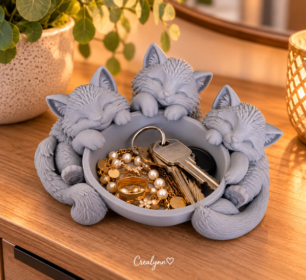 Decoratie - Sierpotje katten