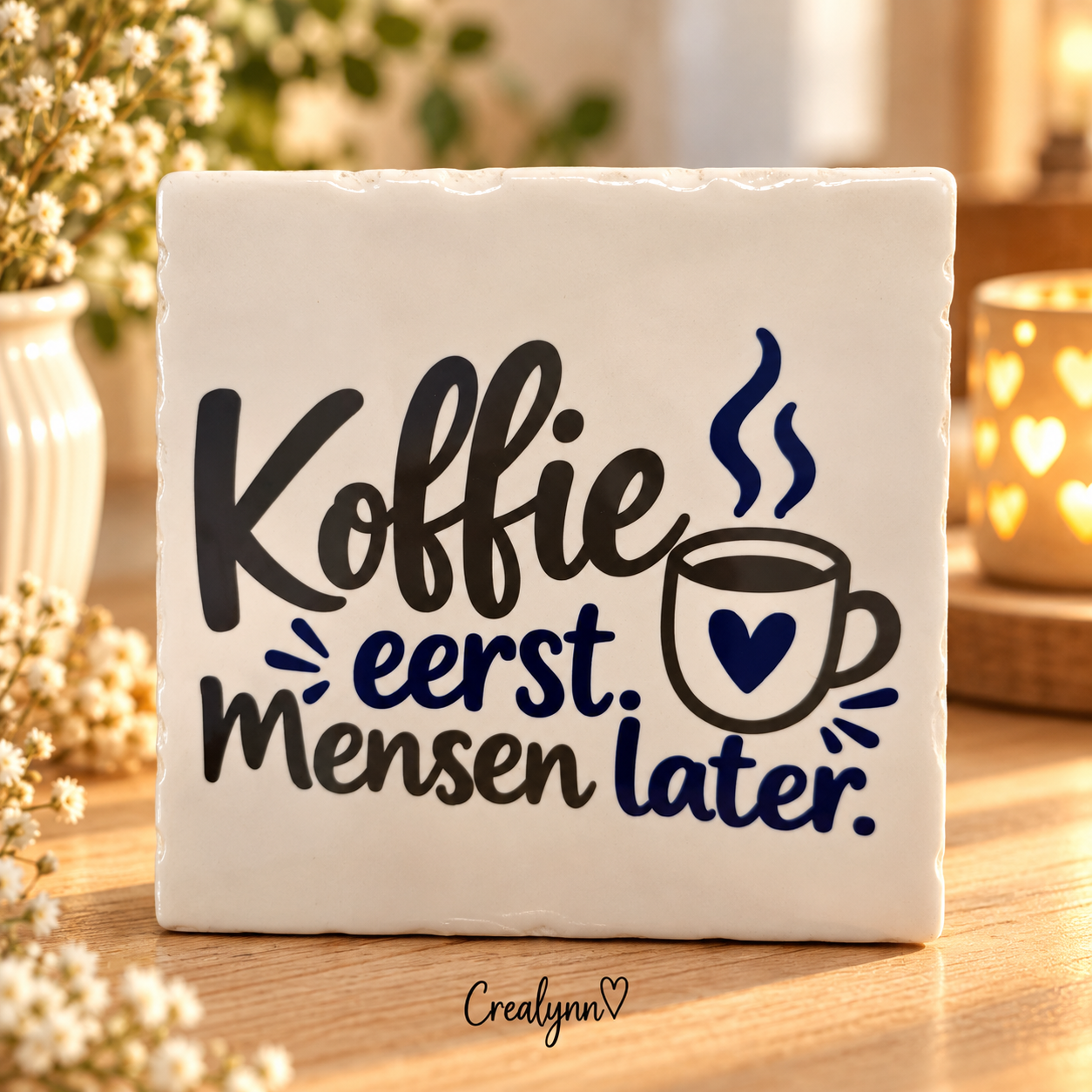 Tegeltjesgeluk: Koffie eerst, mensen later