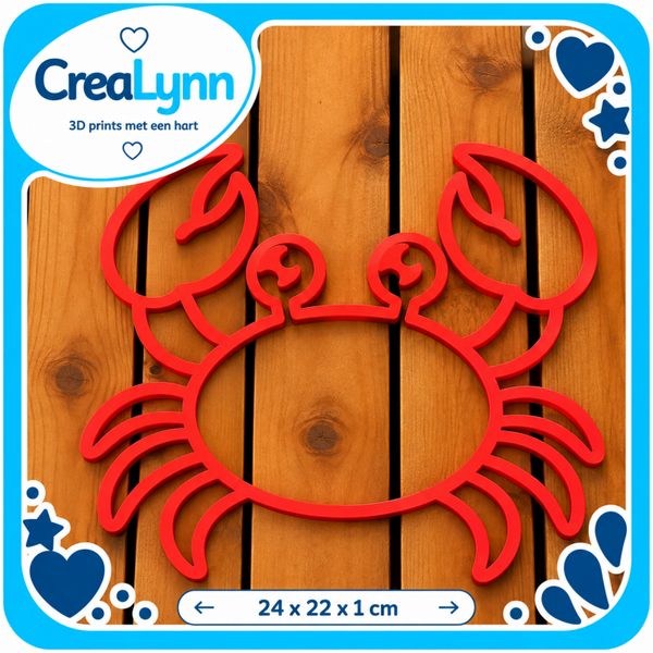 Decoratie - Muurdecoratie krab