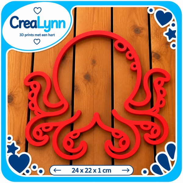 Decoratie - Muurdecoratie octopus