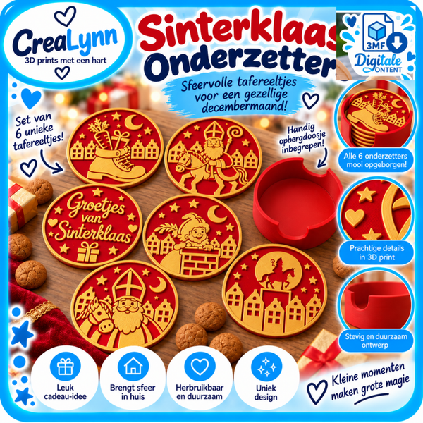 Digitale content - Sint onderzetters