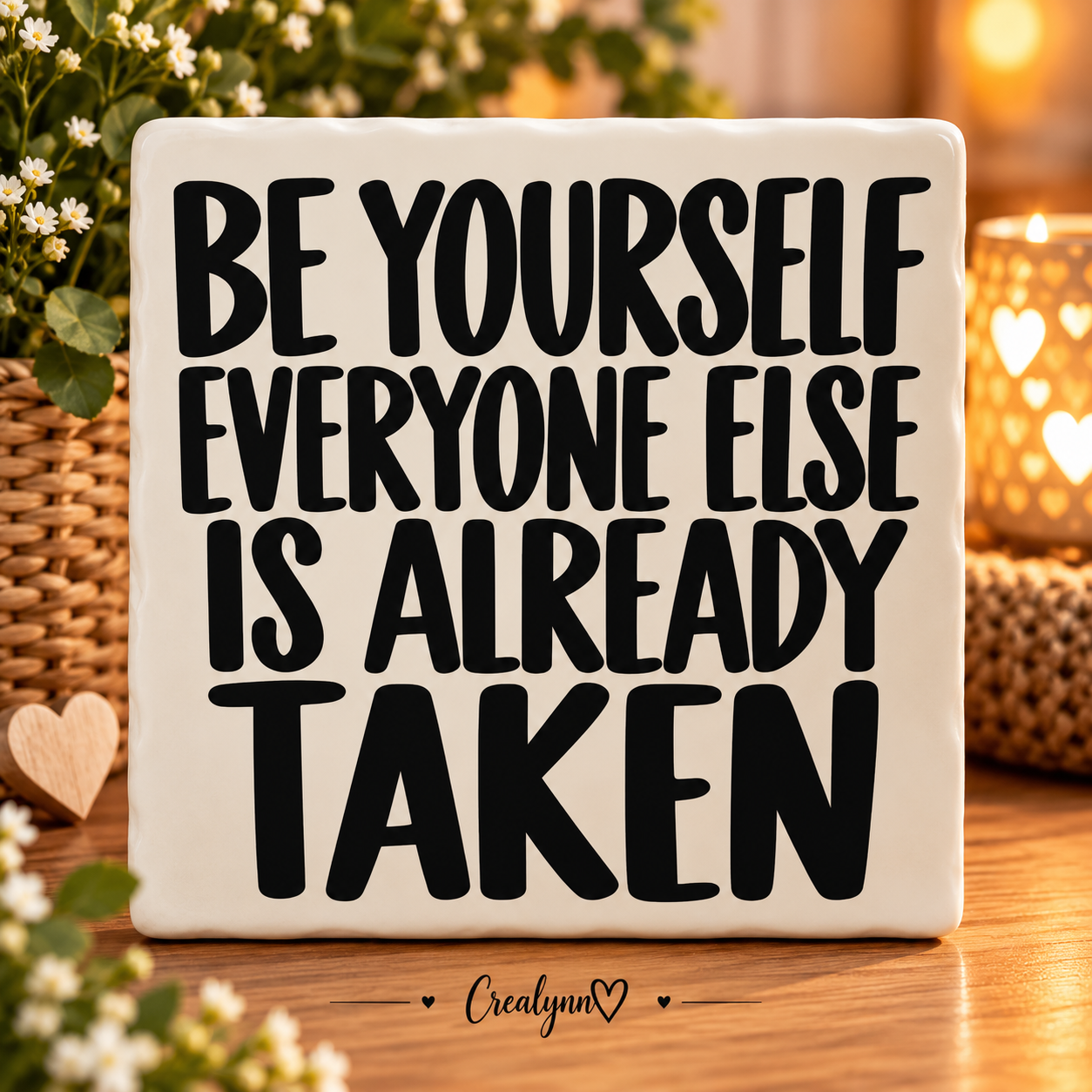 Tegeltjesgeluk: Be yourself everyone else is already taken