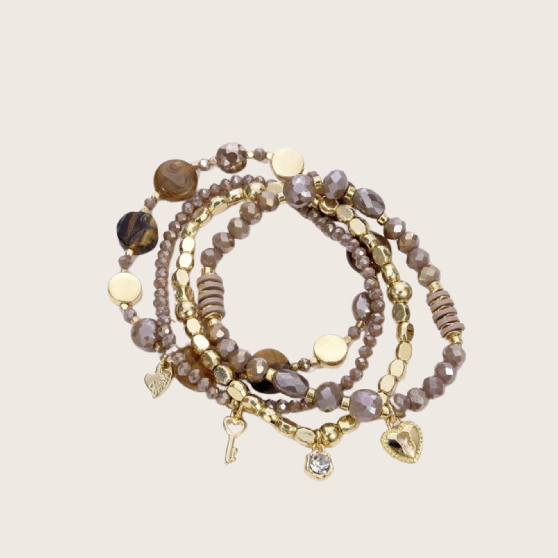 Armbanden elastisch camel - 2025508