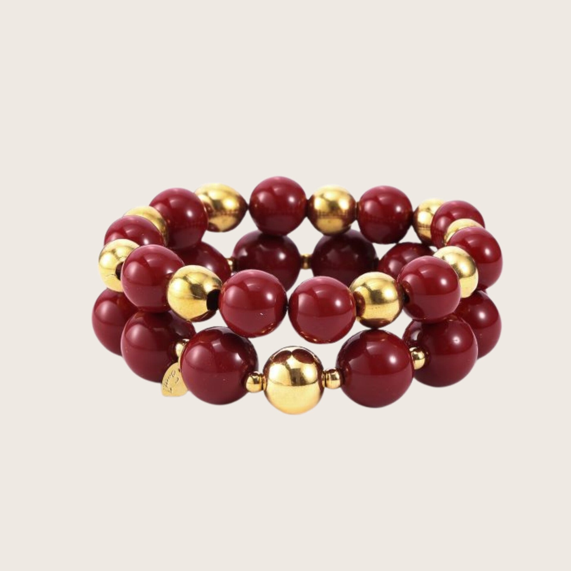 Armbanden elastisch rood - 2025514