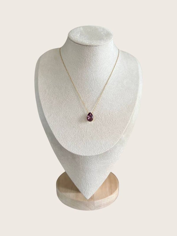 Ketting van Bohm Paris met paarse kristal  - 2025329