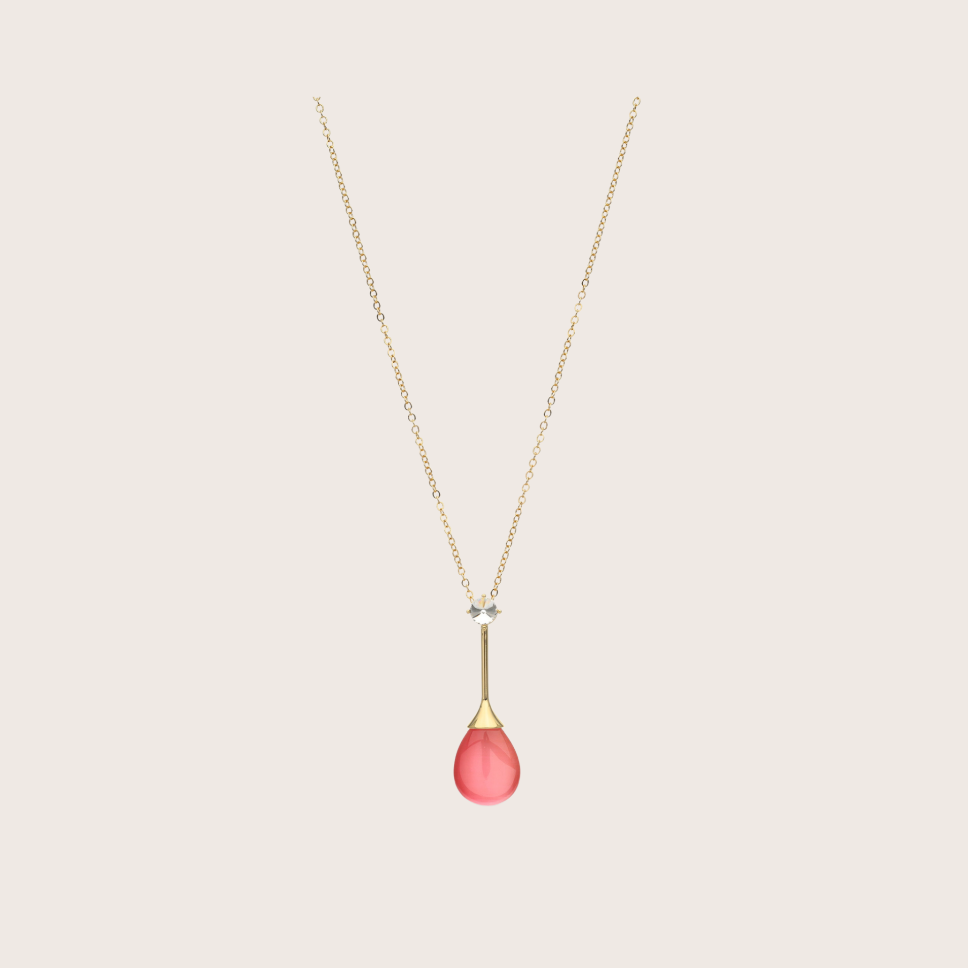 Ketting framboos roze van Be Jewels - 2026302