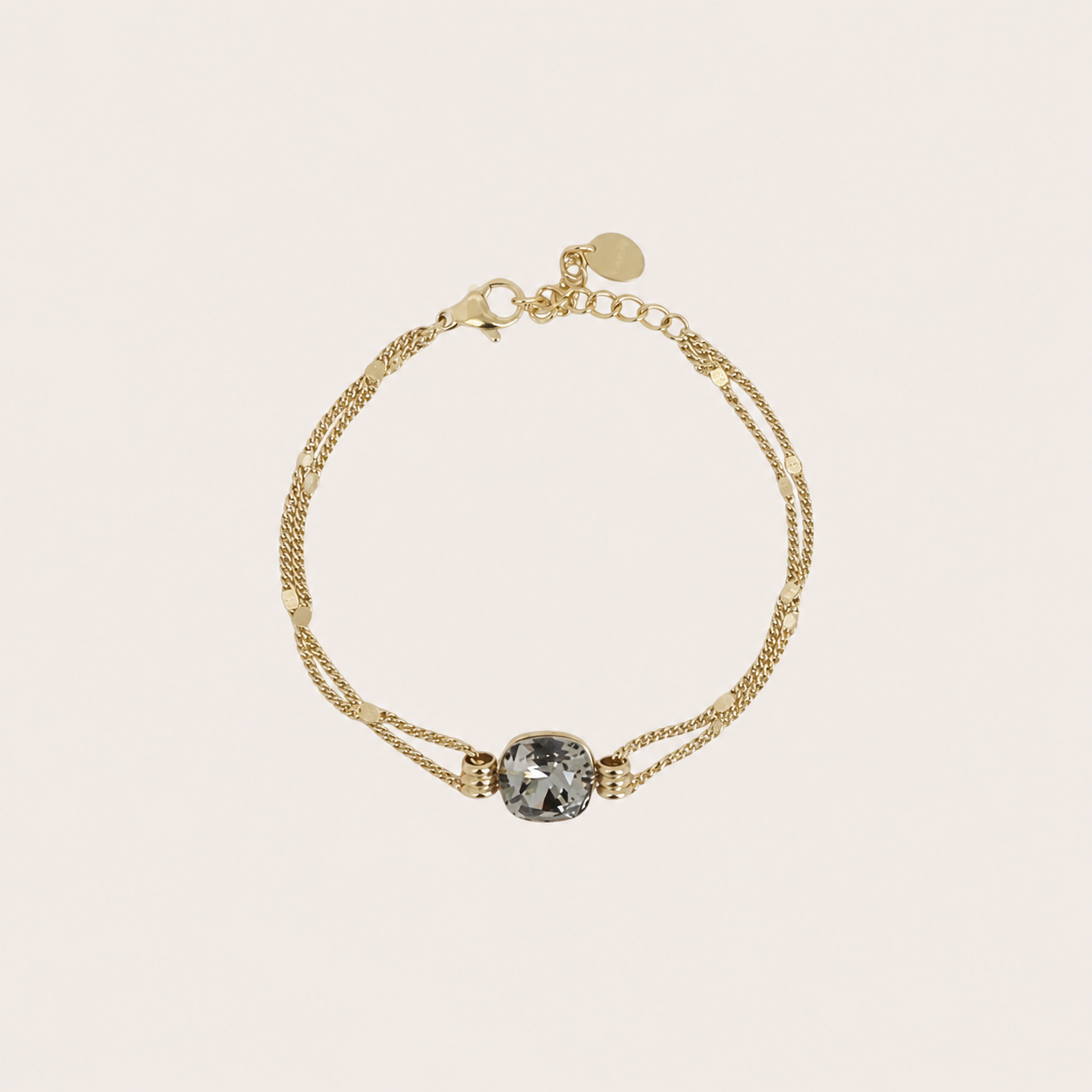 Armband met Swarovski kristal Black Daimond