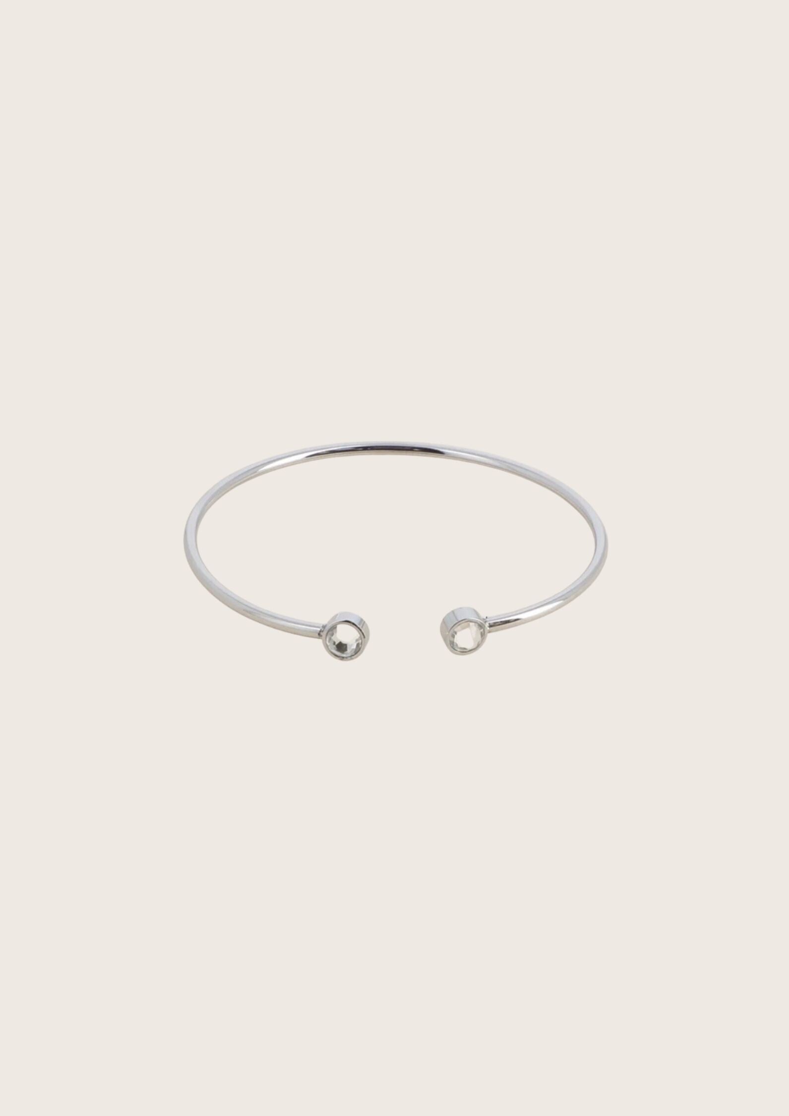 Bangle Pauline zilver met Swarovski Bohm Paris