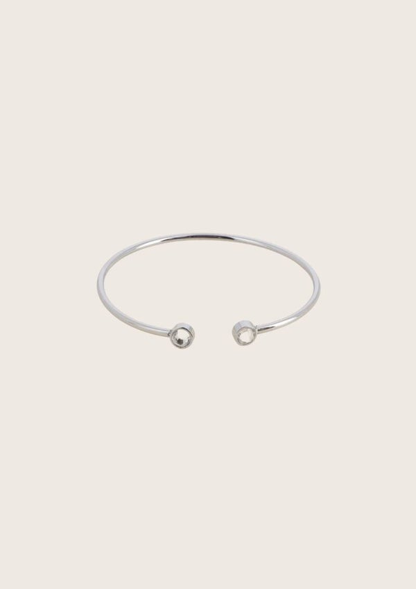 Bangle Pauline zilver met Swarovski Bohm Paris