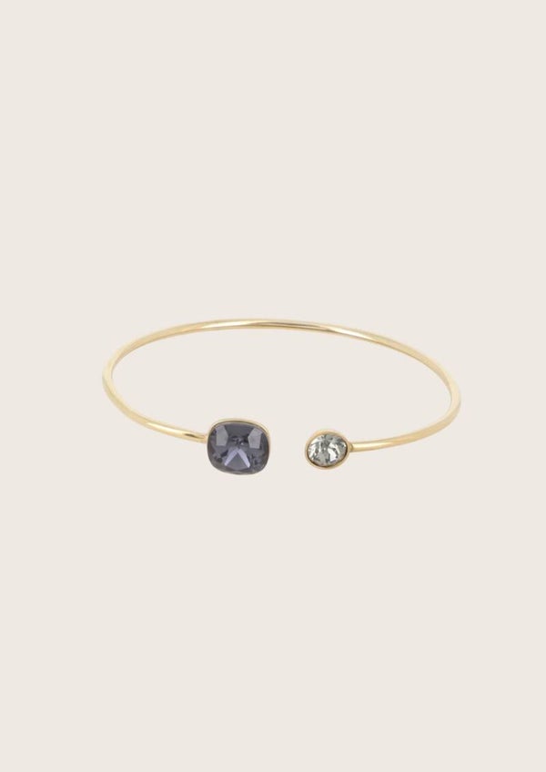 Béa bangle met 2 kristallen Bohm Paris