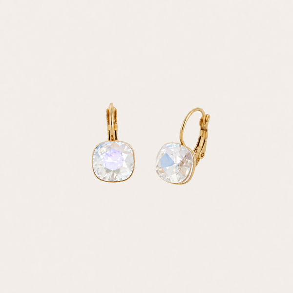 Béa oorbellen van Bohm Paris met Swarovski kristal Moonlight