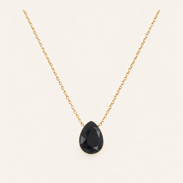 Bertille ketting van Bohm Paris met Swarovski kristal Jet