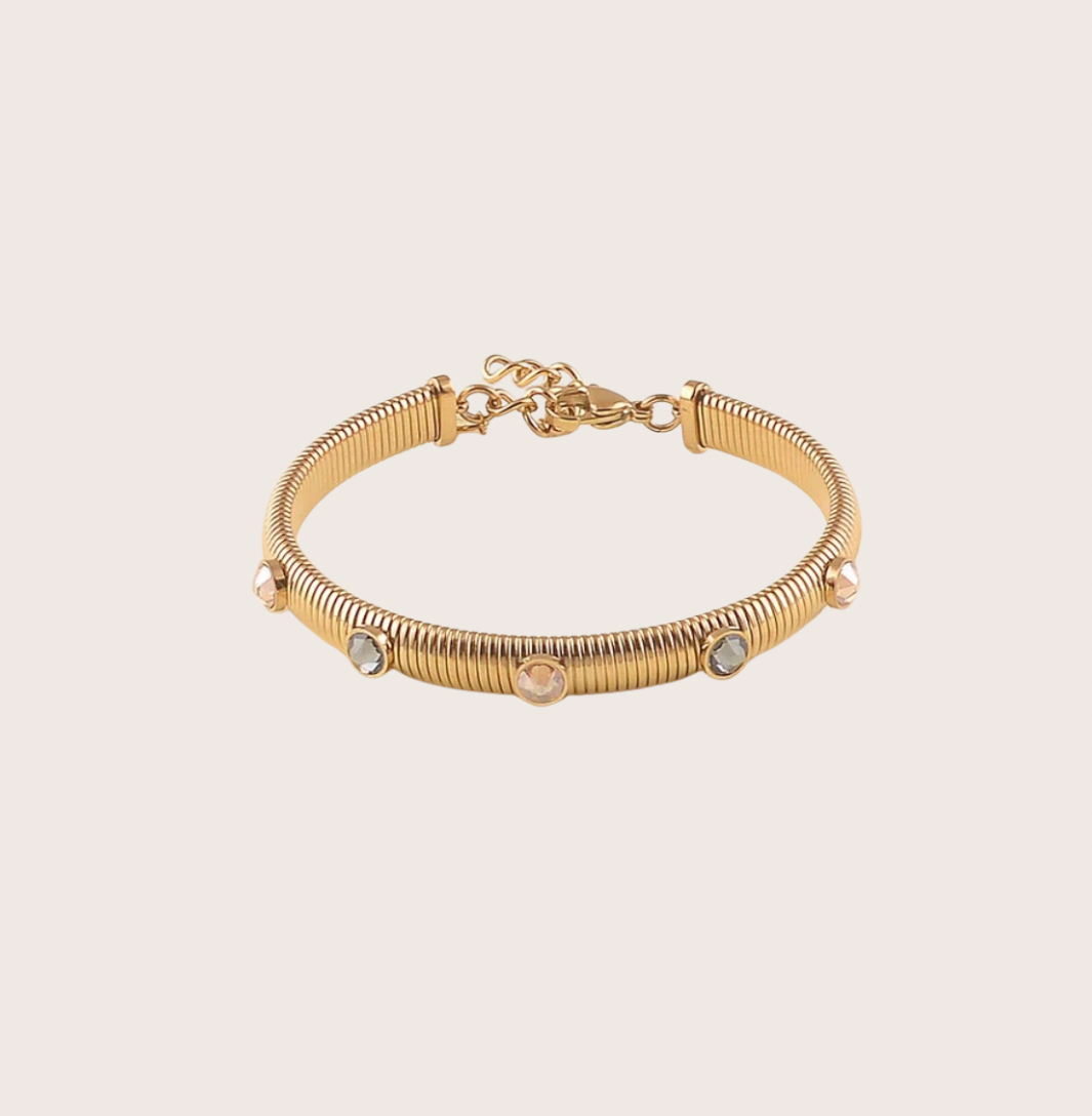 Eden armband van Bohm Paris met Swarovski Golden Shadow