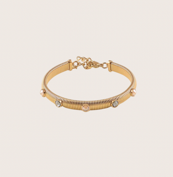 Eden armband van Bohm Paris met Swarovski Golden Shadow