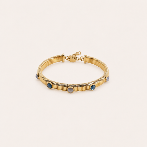 Eden armband van Bohm Paris met Swarovski Denim