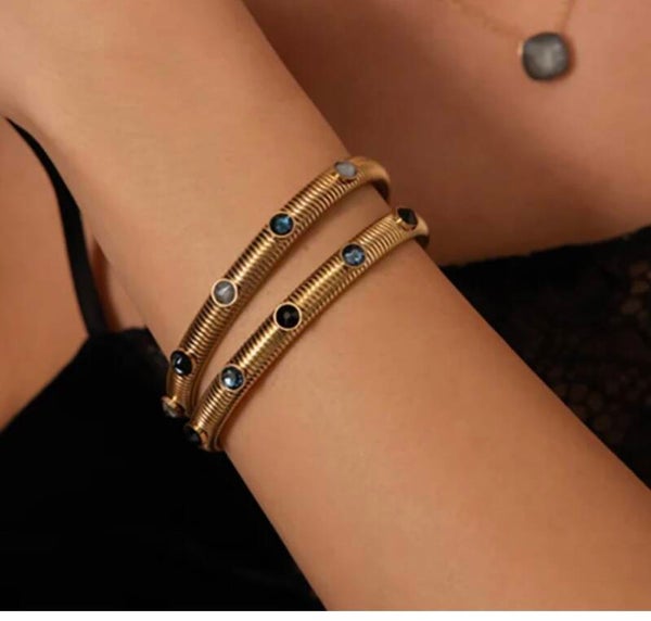 Eden armband met Swarovski kristal (verschilende kleuren)