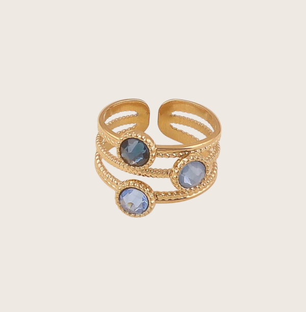 Ring van Bohm Paris met Swarovski kristal Montana