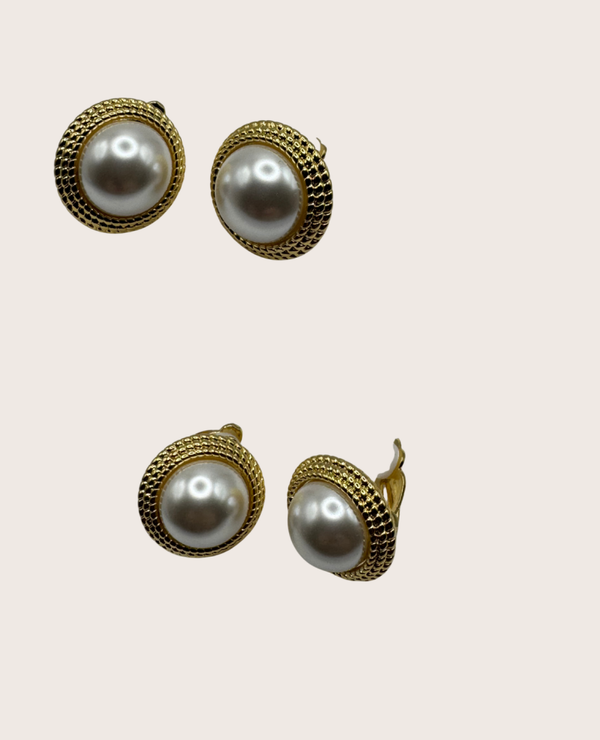 Oorclip met parel - 2025063