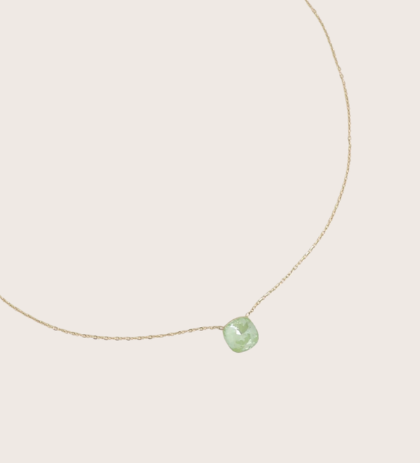 Ketting met Swarovski kristal (verschillende kleuren)