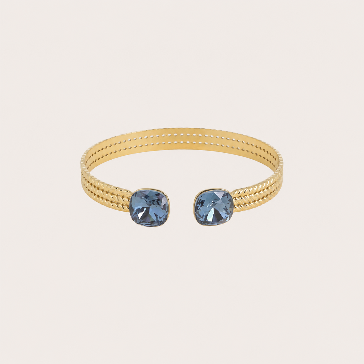Phoebe armband van Bohm Paris met Swarovski kristal Denim