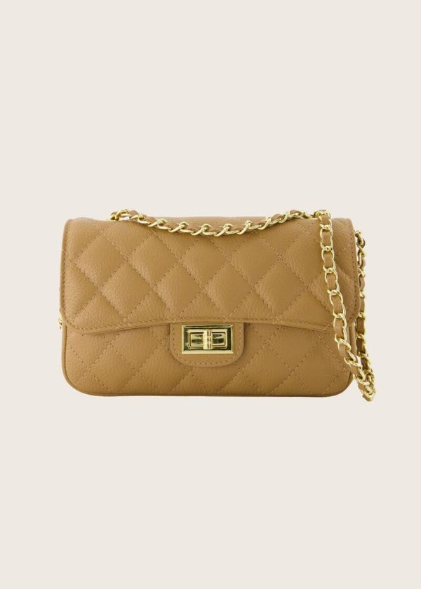 Tasje Sophia Classic Grain camel