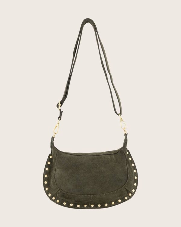 Monica Suede Bag Green