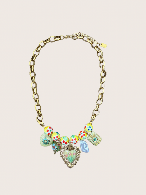 Ketting met bedels van Access geel 2026310