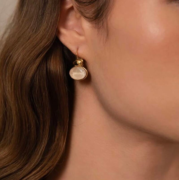 Vivine oorbellen met Swarovski kristal (verschilende kleuren)