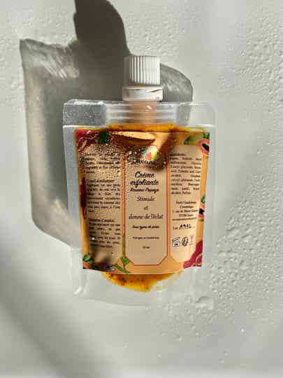 Crème exfoliante visage