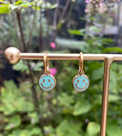 Oorringetje | Smiley Groen