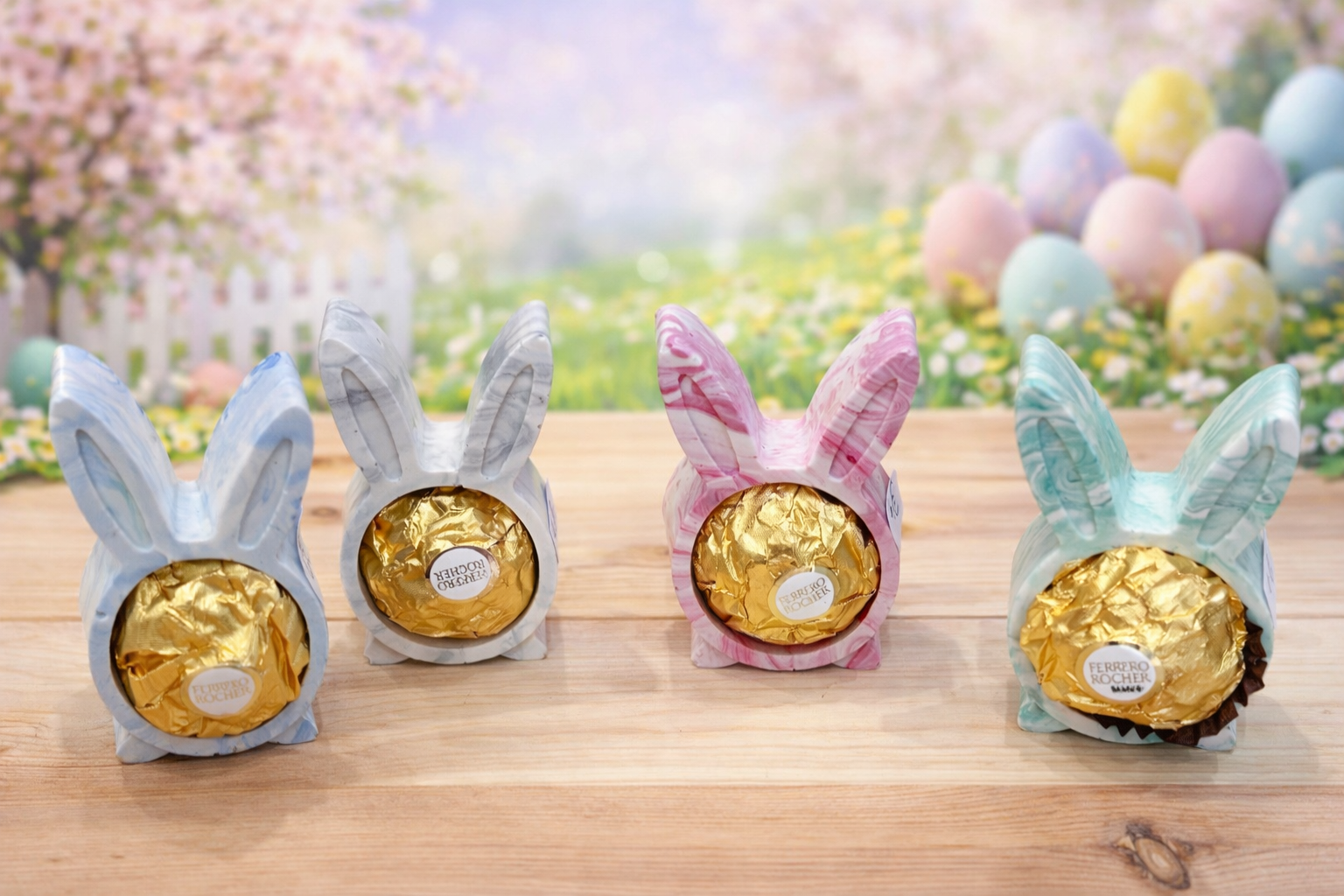 Support lapin de Pâques  🍫🐰