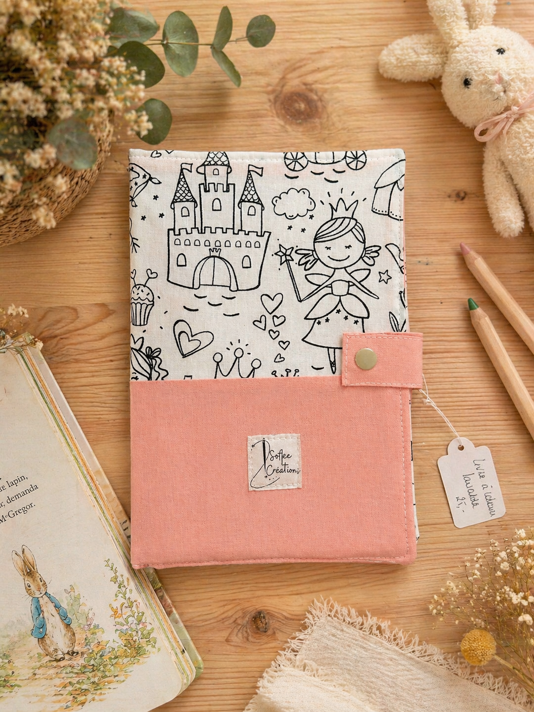 🌸 Livre à colorier lavable