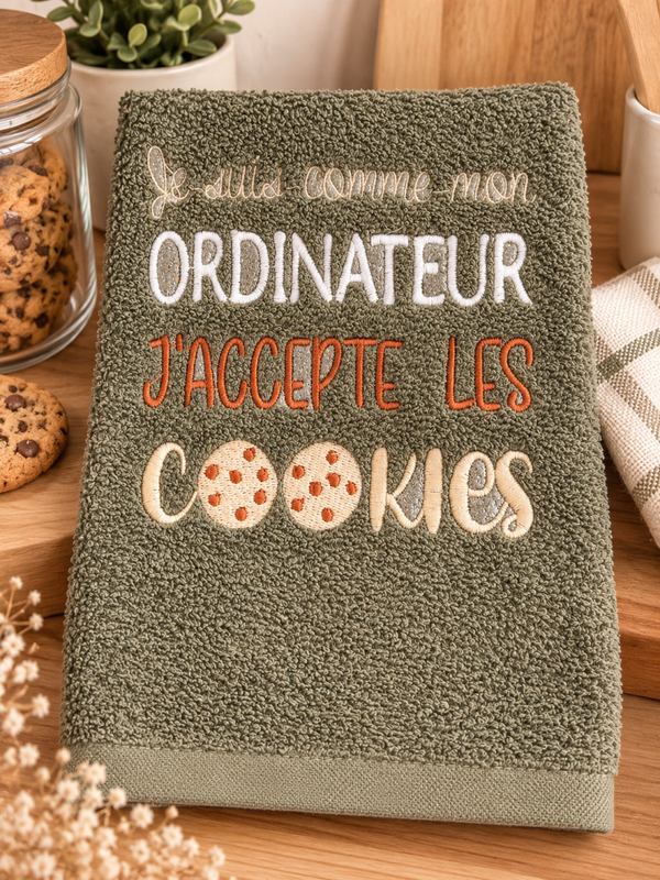 🧺 Serviette  brodée