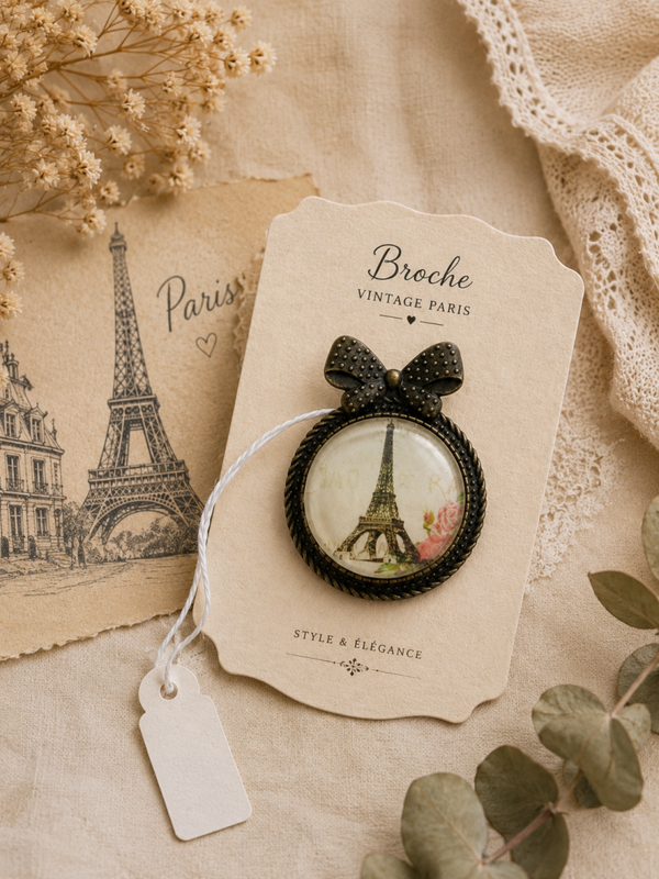 ✨ Broche vintage Paris ✨