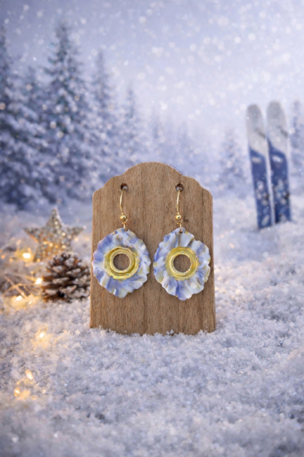 Boucles d’oreilles ❄️ Givre et rêves alpins