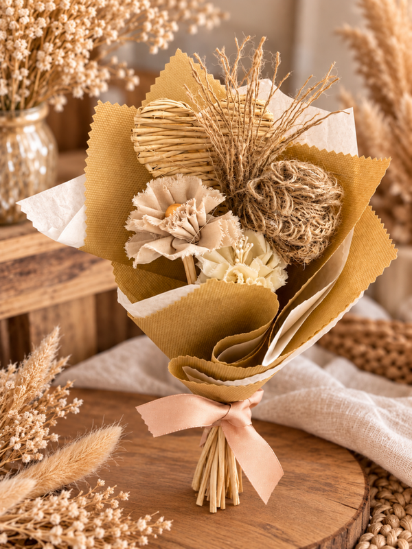 💐 Bouquet décoratif naturel