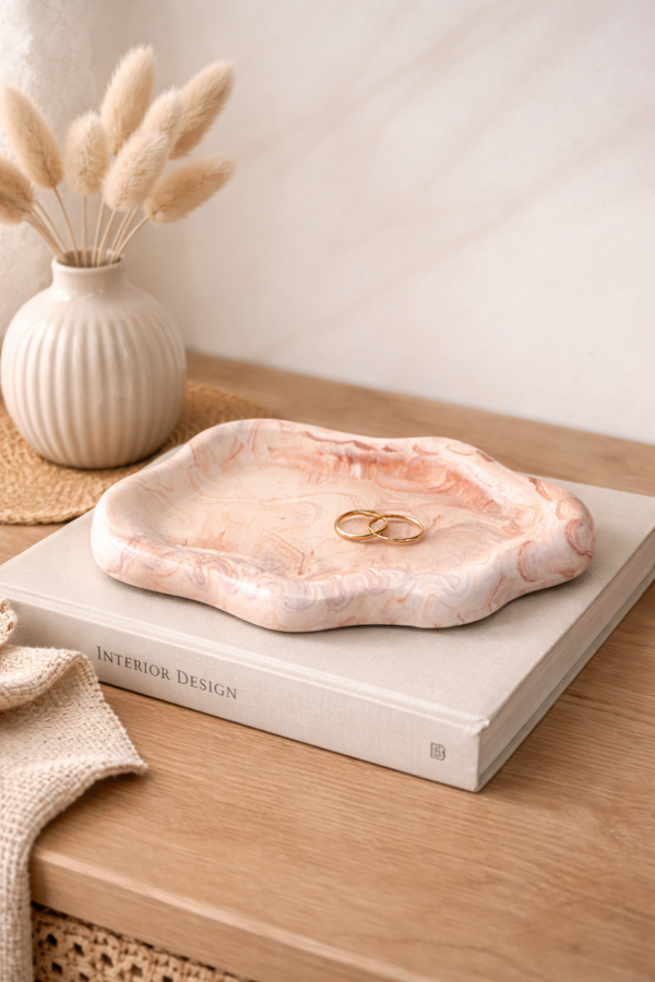 Vide poche organique en Jesmonite