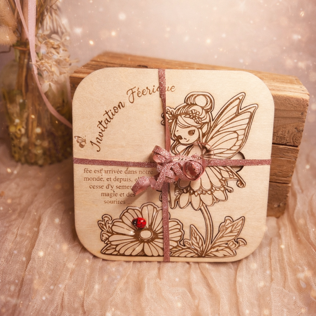 Carte D’invitation Féerique 🧚